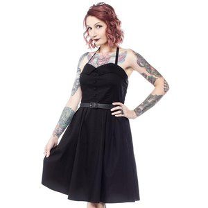 Sourpuss Spooksville Dress in Black